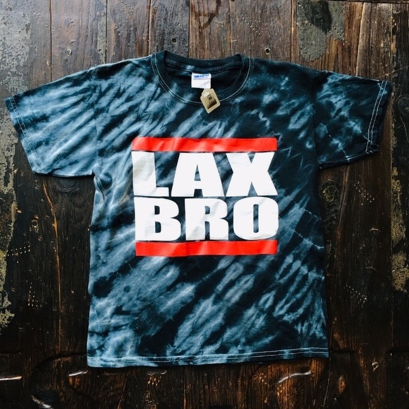 Gildan Other - LAX BRO Tie Dye Lacrosse T-Shirt YOUTH LARGE NEW Gildan Other - LAX BRO Tie Dye Lacrosse T-Shirt YOUTH LARGE NEW